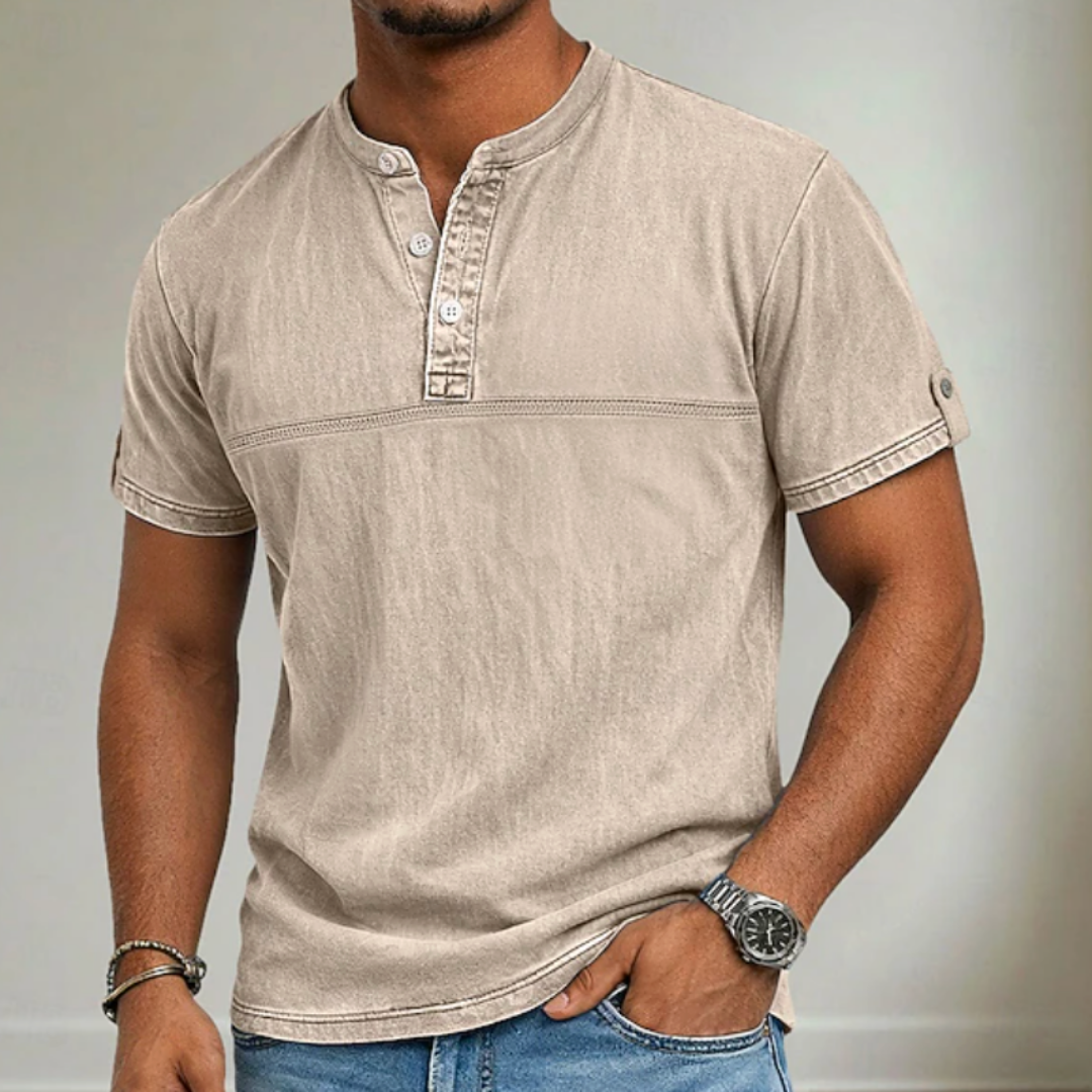 Malthe | Vintage Henley T-Shirt