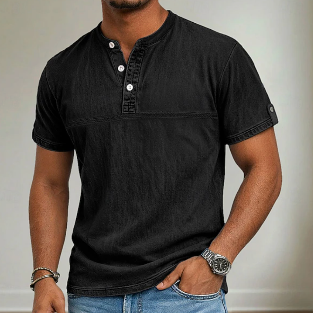 Malthe | Vintage Henley T-Shirt