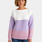 Serena | Blød Gradient Pullover med Komfortabel Pasform