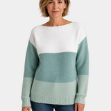 Serena | Blød Gradient Pullover med Komfortabel Pasform