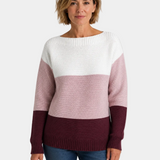 Serena | Blød Gradient Pullover med Komfortabel Pasform