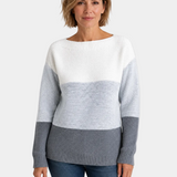 Serena | Blød Gradient Pullover med Komfortabel Pasform