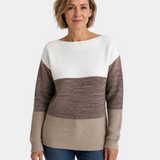 Serena | Blød Gradient Pullover med Komfortabel Pasform