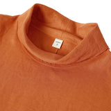 Linned-Cotton Dropped Collar Langærmet Top TRISTAN