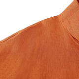 Linned-Cotton Dropped Collar Langærmet Top TRISTAN