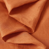 Linned-Cotton Dropped Collar Langærmet Top TRISTAN