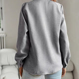 Alice | Flæset Knappet Bluse