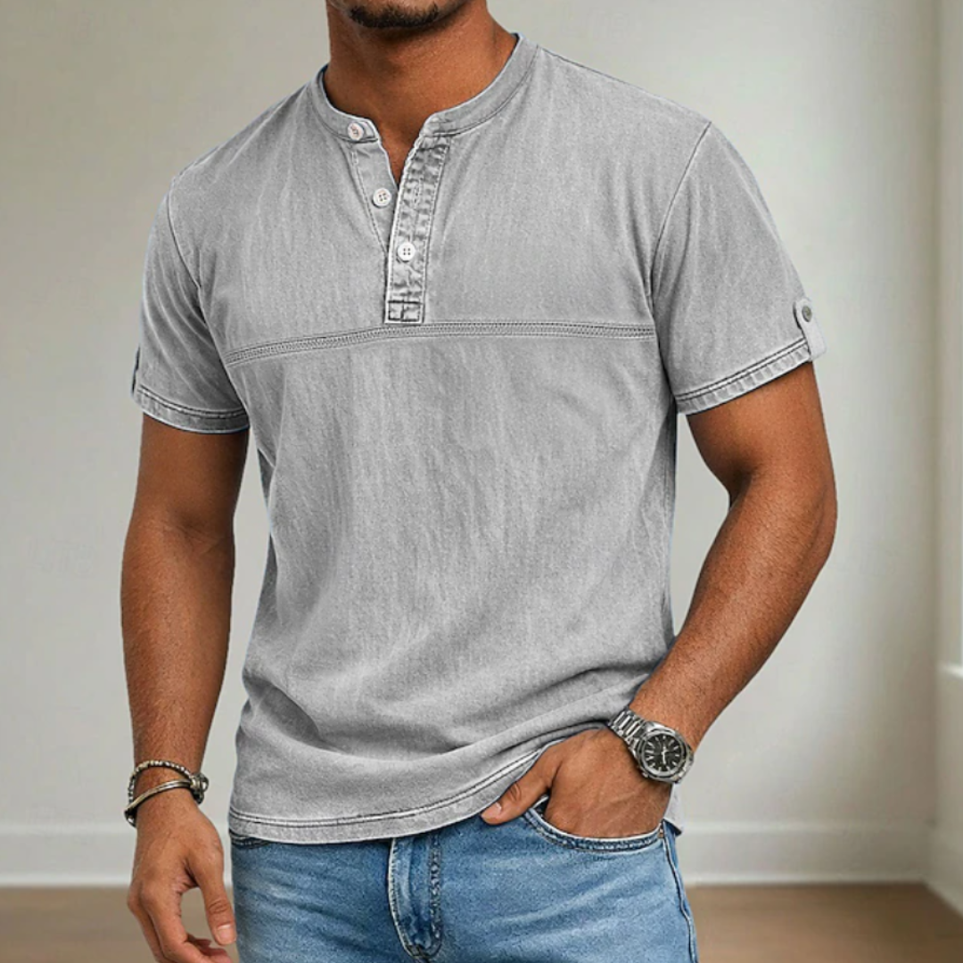 Malthe | Vintage Henley T-Shirt