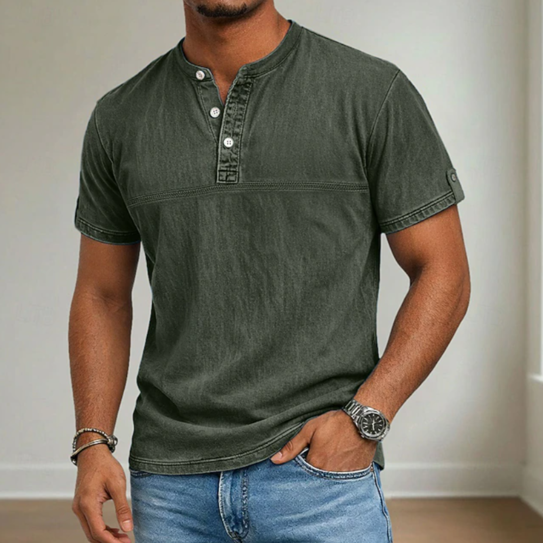 Malthe | Vintage Henley T-Shirt