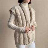 Cherry™ Blød Bælteindpakket Puffer Vest