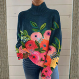 Saffran | Floral Statement Sweater