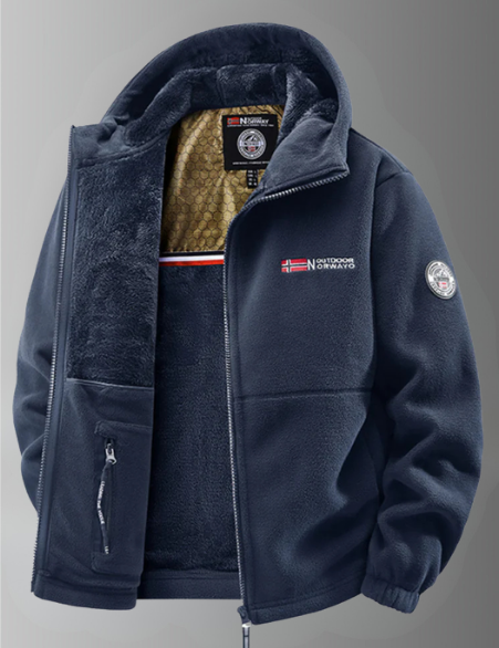 Bjørn | Termisk fleece vinterjakke