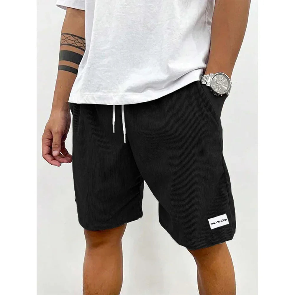 Viktor | Herre Ribbet Sommer Shorts med Snøre