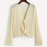 Mikaela™ | V-Hals Strik Top