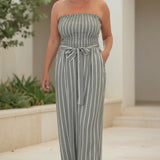 LEONORA – STRAPLESS BRED-BEN JUMPSUIT