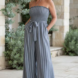 LEONORA – STRAPLESS BRED-BEN JUMPSUIT