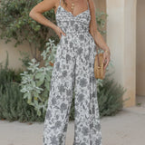 HARPER – FLORAL VIDDE-BEN JUMPSUIT