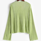 Mikaela™ | V-Hals Strik Top