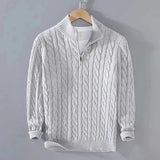 Marco | Sweater med halv lynlås