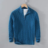 Marco | Sweater med halv lynlås