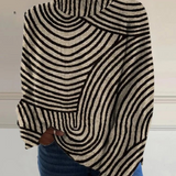 Melodi | Line-Art Turtleneck Sweater