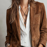 Marcelle | Vintage Brun Blazer