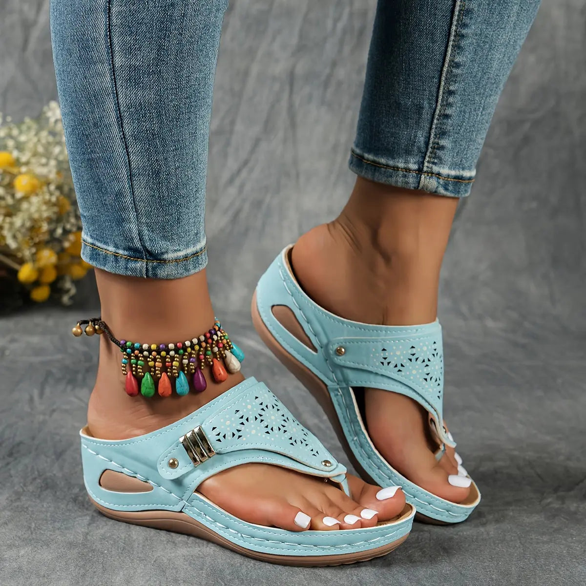 Morrie – Wedge Toe Sandaler til Kvinder