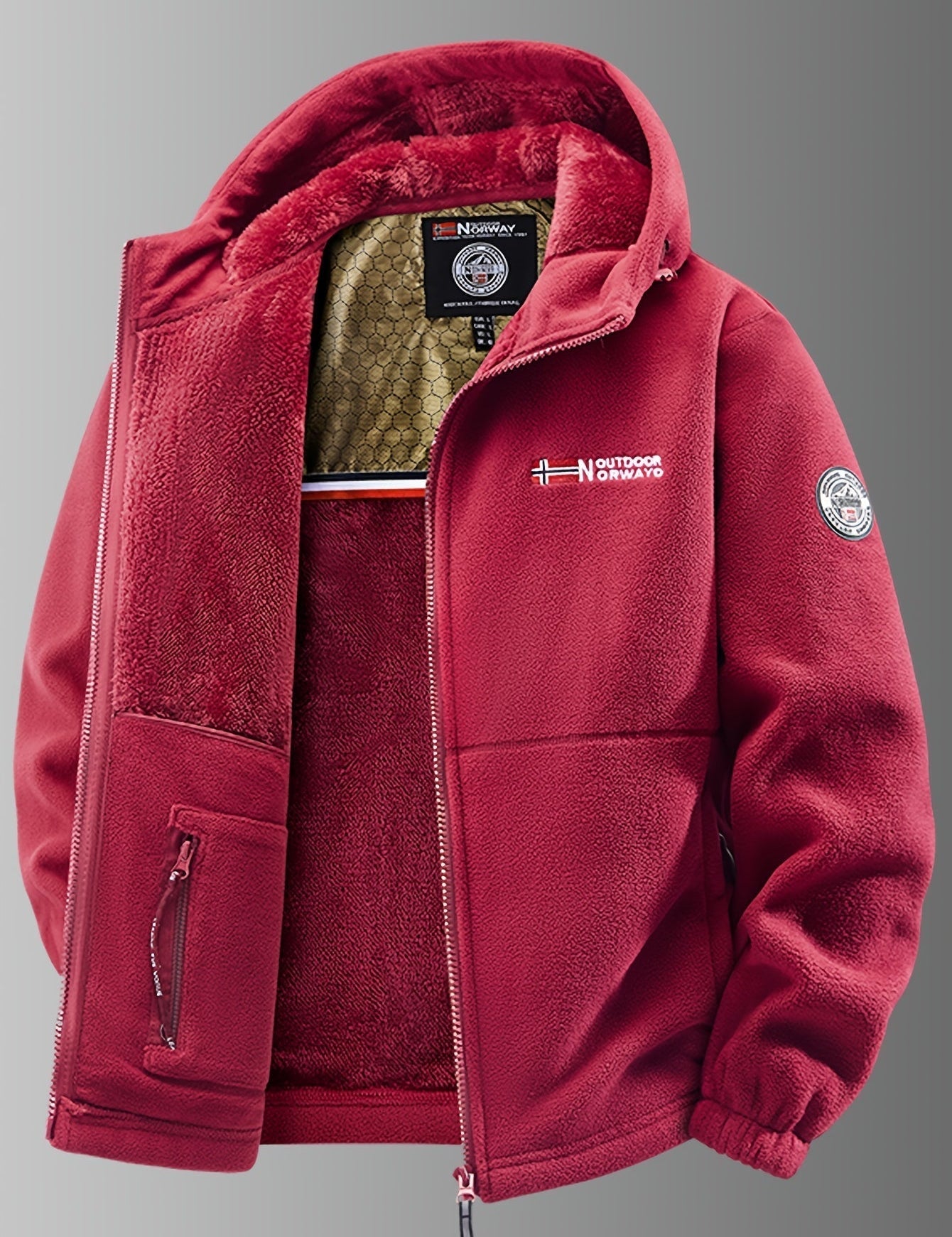 Bjørn | Termisk fleece vinterjakke