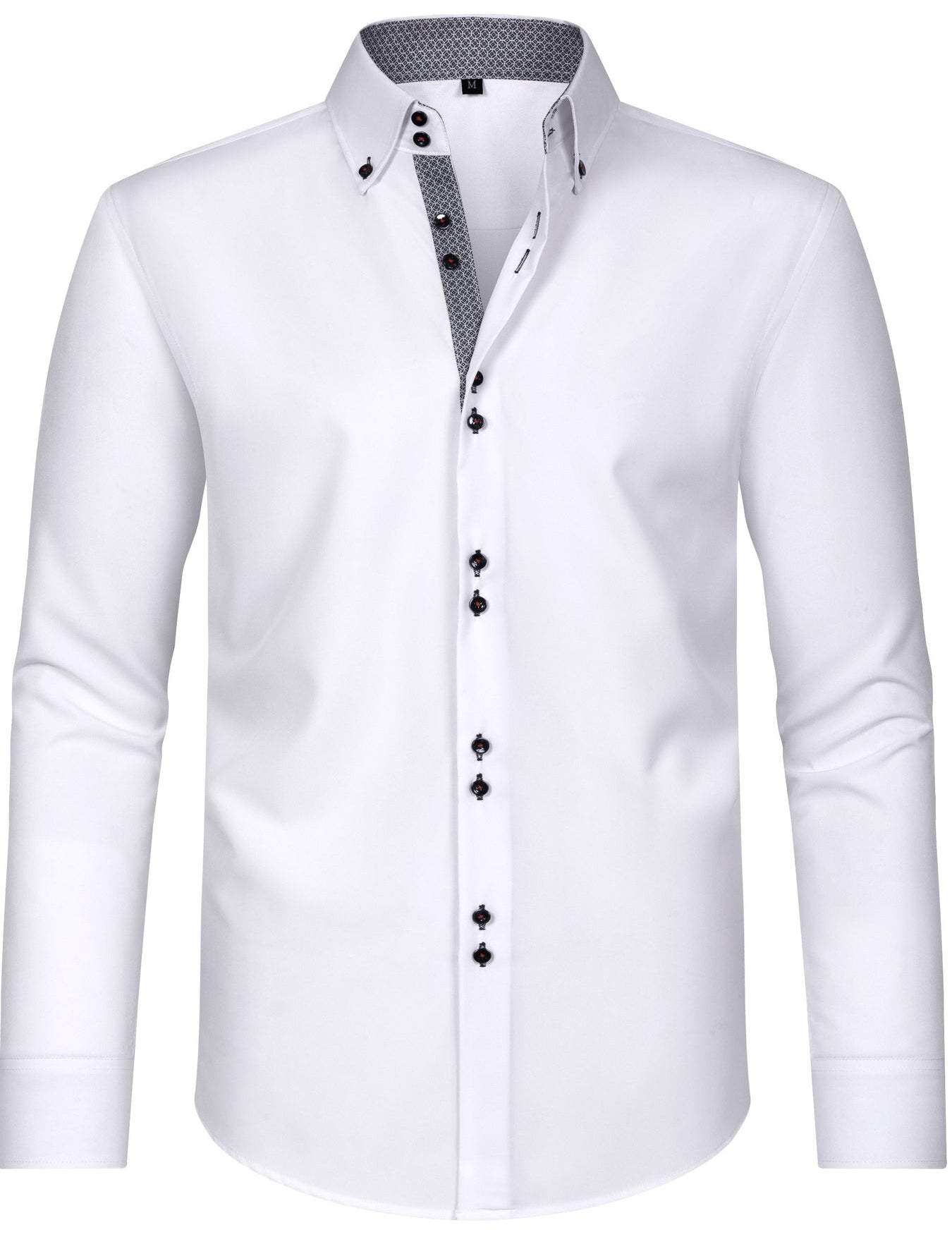 Dante | Langærmet skjorte med dobbelte knapper