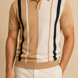 Nicklas | Stribet poloshirt
