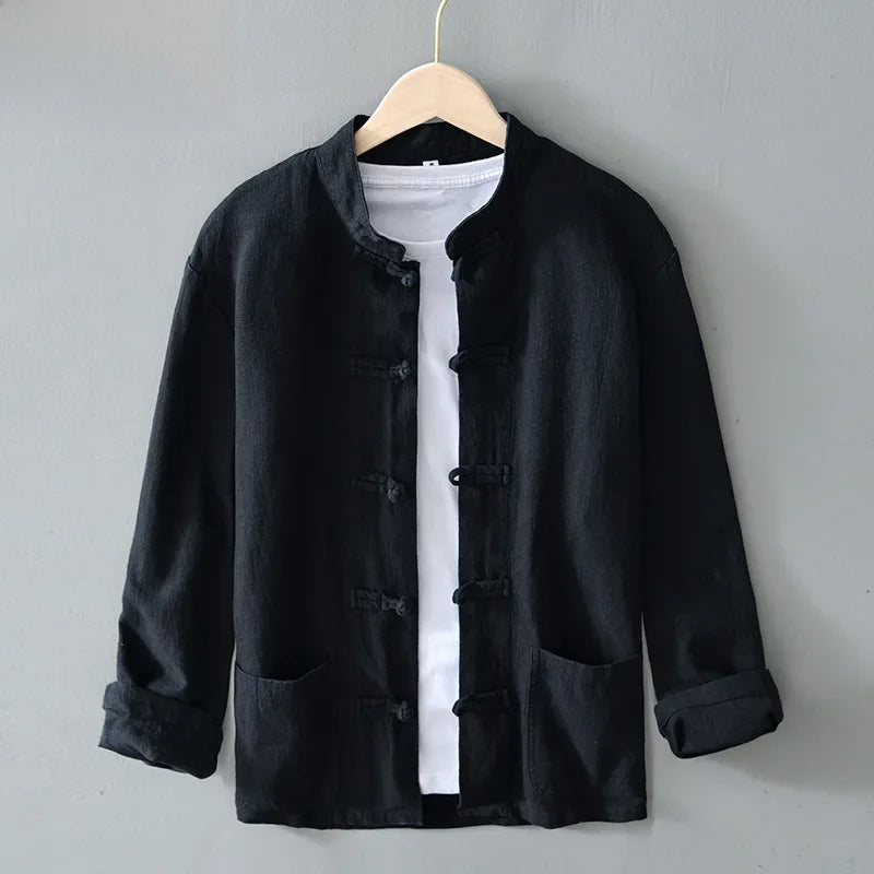 MØRK™ | Kyoto Mandarin Hørskjorte