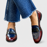 Claudia | Tweekfarvede loafers