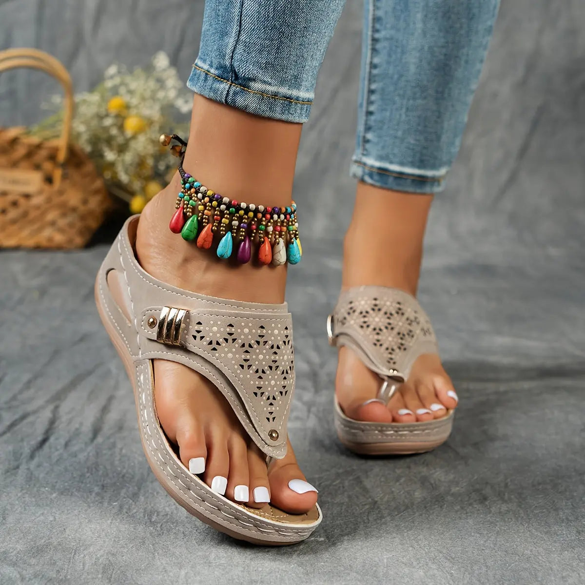Morrie – Wedge Toe Sandaler til Kvinder