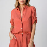 Sæt Linnea | Luftige Linnedbukser + Matchende Skjorte