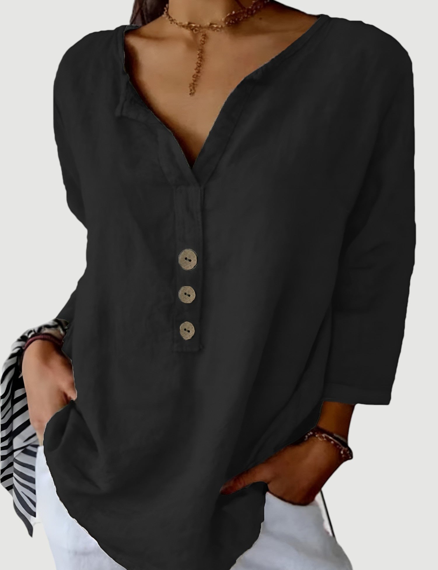 Vilma | Luftig og behagelig top i hor