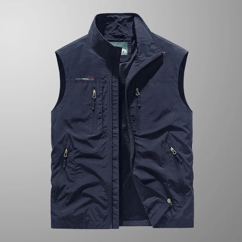 Aksel | Let og åndbar utility-vest med flere lommer