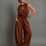 Jette Uden Ærmer Jumpsuit Med Bredde Ben