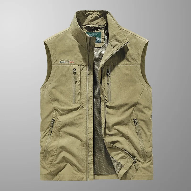 Aksel | Let og åndbar utility-vest med flere lommer