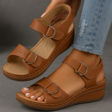 Oliva™ ortopædiske sandaler med kilehæl