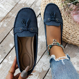 Jade – Klassiske Loafers med Frynse Detalje