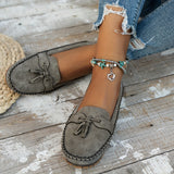 Jade – Klassiske Loafers med Frynse Detalje