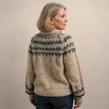 Camille | Retro Islandsk Strikket Sweater