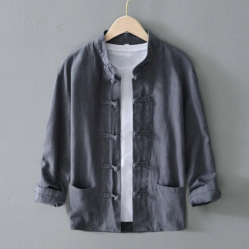 MØRK™ | Kyoto Mandarin Hørskjorte