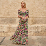 Emily | Farverig Elegant Kjole
