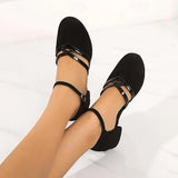 Heidi | Stilfulde Sorte Ankelremssko