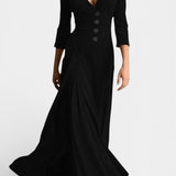 Camelia Lang Velour Blazer Style Kjole