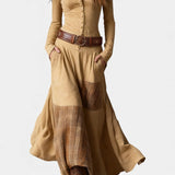 Elegant Lang Vintage Ternede Marlis Kjole
