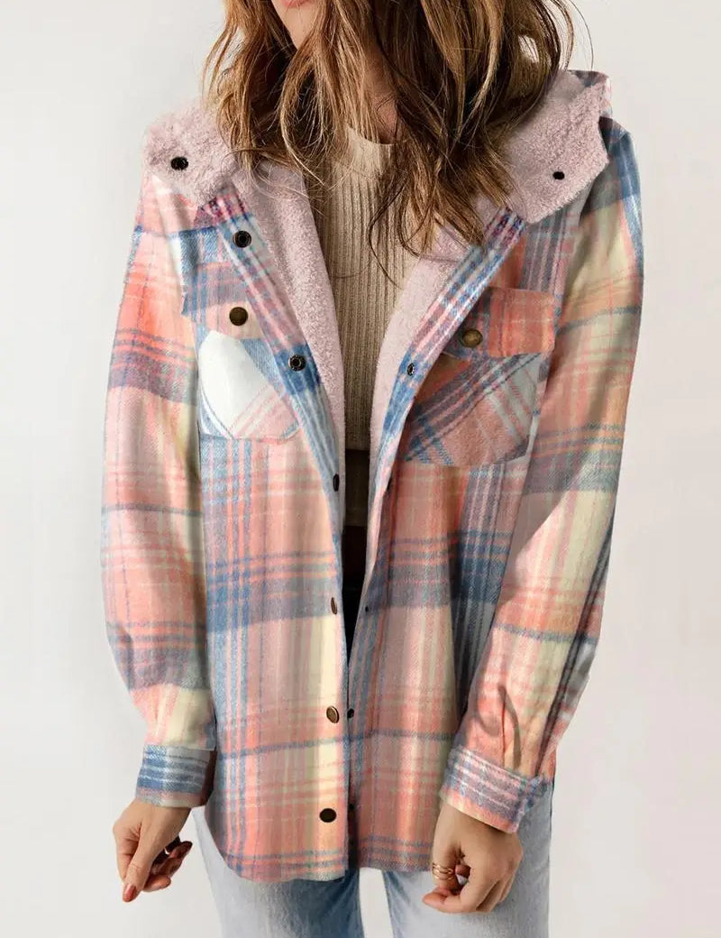 Wivian | Hygge Ternet Jakke med Fleecefor