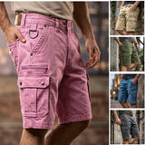 Elias | Funktionel Denim Cargo Shorts