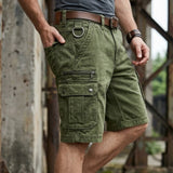 Elias | Funktionel Denim Cargo Shorts